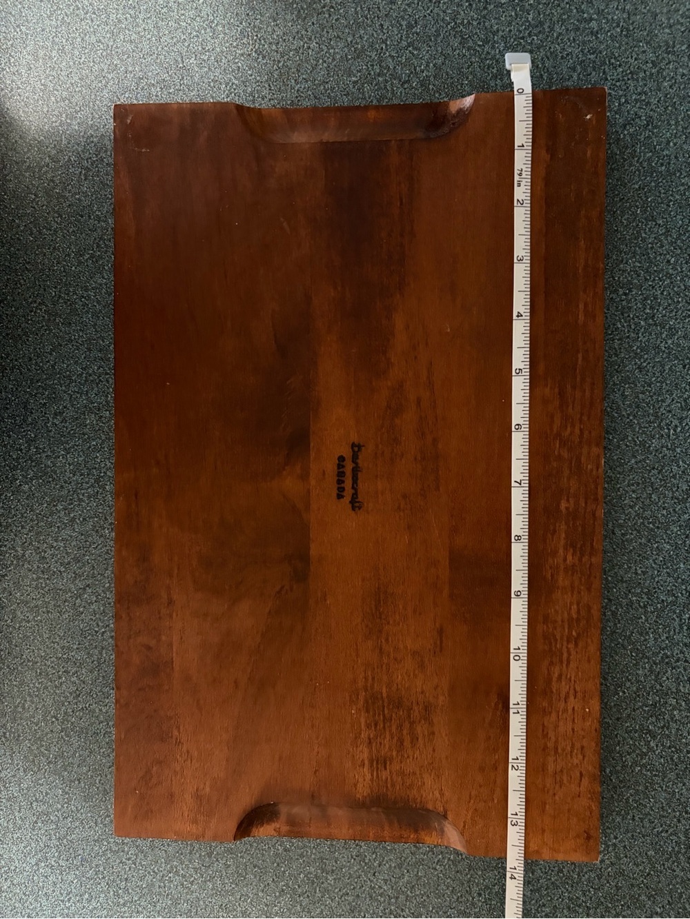 BARIBOCRAFT- vintage Mid-Century Modern cheese and charcuterie serving board, - Picture 3 of 4
